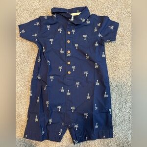 Carter's Blue Baby Outfit with Fun Print